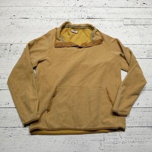 Carbon2Cobalt Pullover Sweater Mens Large Snap Collar Pockets Casual Lightweight